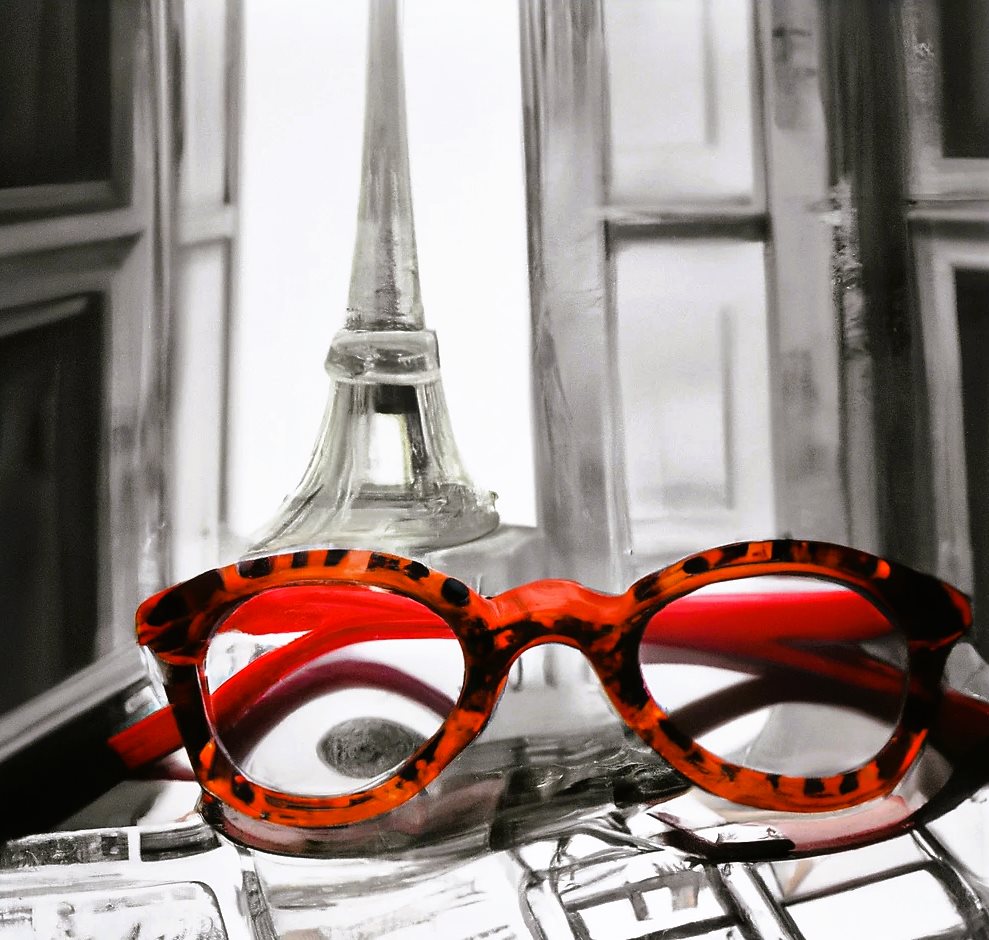 קולאג' דיגיטאלי משקפיים וינטג' - 01.04.35